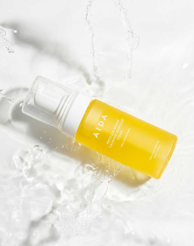 아이다 [판테놀/시카/버블] 프로폴리스 바이옴 진정 앰플 토너 155ml 착용컷