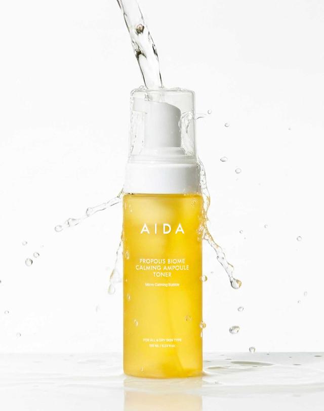 아이다 [판테놀/시카/버블] 프로폴리스 바이옴 진정 앰플 토너 155ml 착용컷