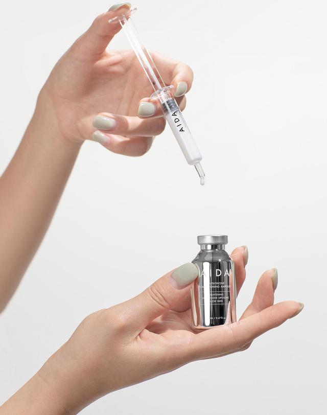 아이다 [미백/광채] 글루타치온 파워토닝 앰플 20ml 착용컷