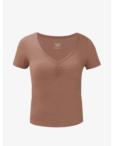 [해외직구] 26 FW Sweaty Betty V넥 주름 티셔츠 SB10759 TP459368707