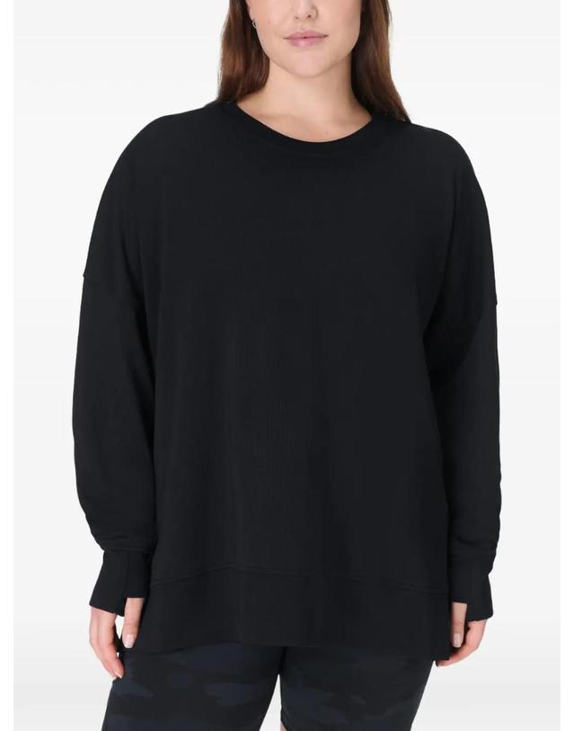 스웨티 베티 [해외직구] 26 FW Sweaty Betty 애프터 클래스 사이드 슬릿 스웨트셔츠 SB10386 TP455620532 착용컷