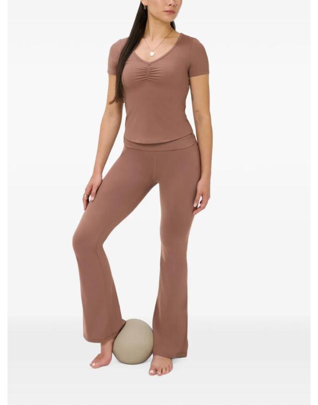 스웨티 베티 [해외직구] 26 FW Sweaty Betty V넥 주름 티셔츠 SB10759 TP459368707 착용컷