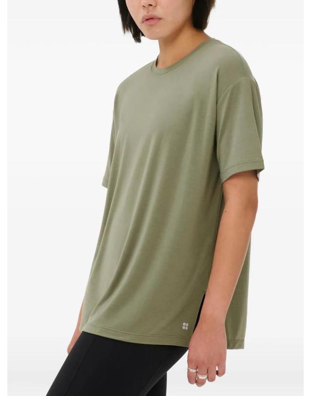 스웨티 베티 [해외직구] 26 FW Sweaty Betty 소프트 플로우 스튜디오 사이드 슬릿 티셔츠 SB04664 TP459369477 착용컷