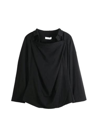 [해외직구] 26 FW 키코 코스타디노브 draped panel long sleeve shirt KKAW26SH0366 TP458626590
