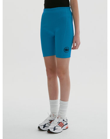 RB Sports Biker Short Blue