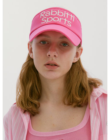 RB Sports Twill Logo Sun Visor Pink