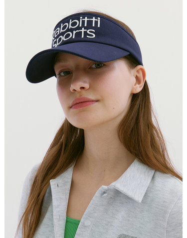 RB Sports Twill Logo Sun Visor Navy