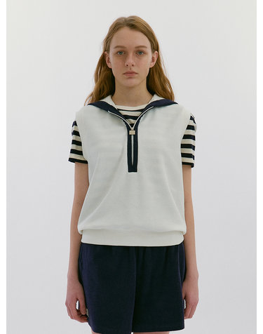 RB Sallor Collar T-Shirts Navy