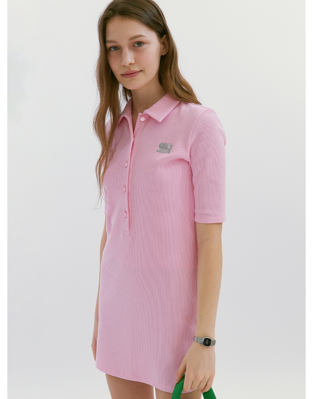 래비티 스포츠 RB Wappen Pk Onepiece Pink 착용컷