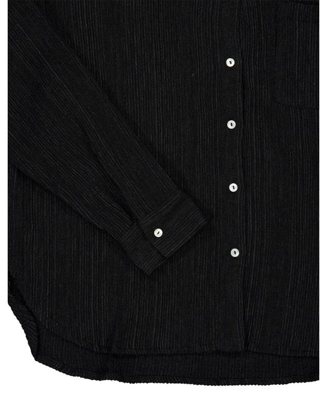 120 리노 [해외직구] 26 FW 120% Lino 주름 체스트 포켓 셔츠 33ELIW1PLUG512700 TP458570717 착용컷