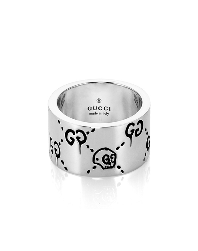 구찌 구찌 반지 YBC455319001 고스트 해골 실버 남성반지 여성반지 당일발송 착용컷