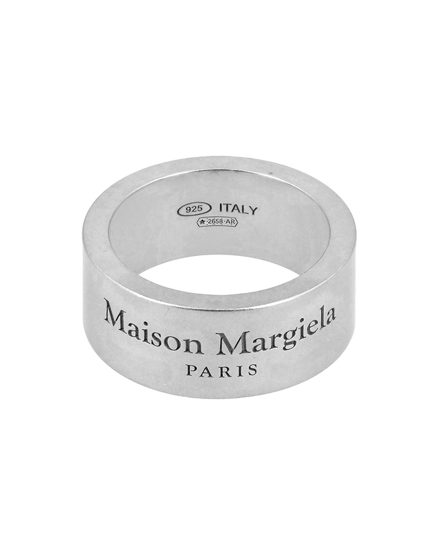 메종 마르지엘라 마르지엘라 반지 SM1UQ0082 SV0158 951 인그레이빙 로고 8mm 반지 당일발송 착용컷