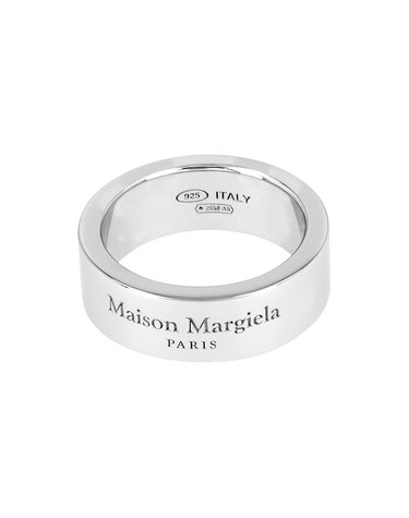 마르지엘라 반지 SM1UQ0124 P8865 102 인그레이빙 로고 6.5mm 실버반지 당일발송