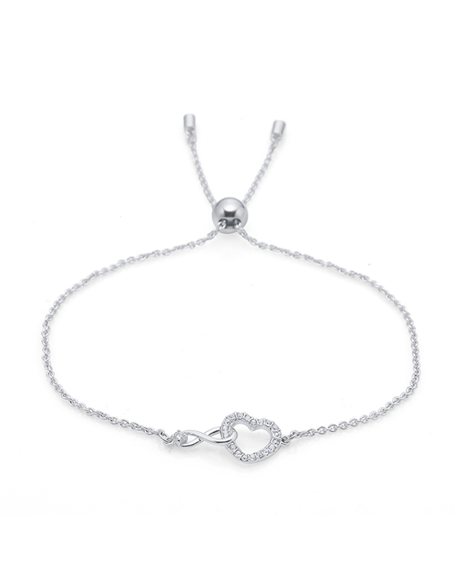 스와로브스키 스와로브스키 팔찌 5524421 Infinity Heart 하트 여성팔찌 당일발송 착용컷