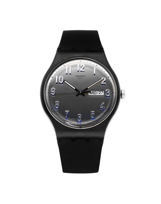 스와치 스와치 시계 SUOB718 New Gent SECRET SERVICE 남성 우레탄시계 당일발송 착용컷