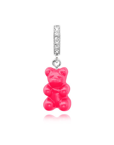 크리스탈헤이즈 NOSTALGIA BEAR-COSMOPOLITAN-PAVE CONNECTOR SILVER 노스텔지아 베어 페이브 코스모폴리탄 실버 펜던트 팔찌참 당일발송