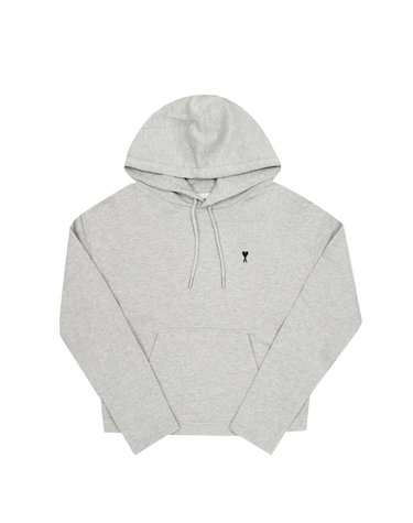 아미 후드 FSW767 730 0951 아미 드 꾀흐 스몰 하트 로고 크롭 여성후드티 당일발송