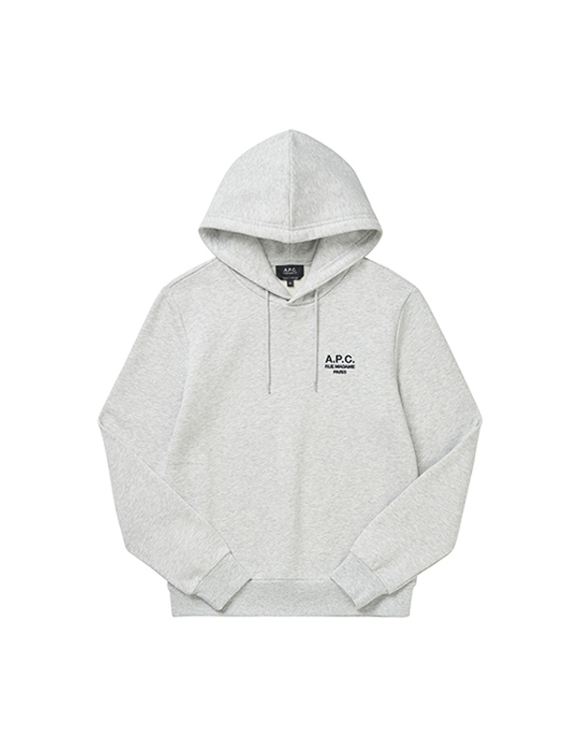 아페쎄 아페쎄 후드 COHBV M27914 TPN GRIS CHINE/NOIR 스탠다드 남성후드티 여성후드티 당일발송 착용컷