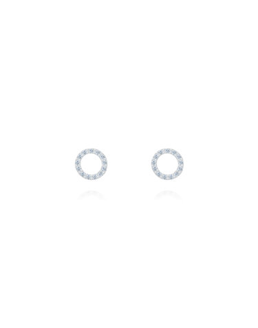 [카라 허영지착용] FLIPPED CIRCLE EARRINGS - E1017