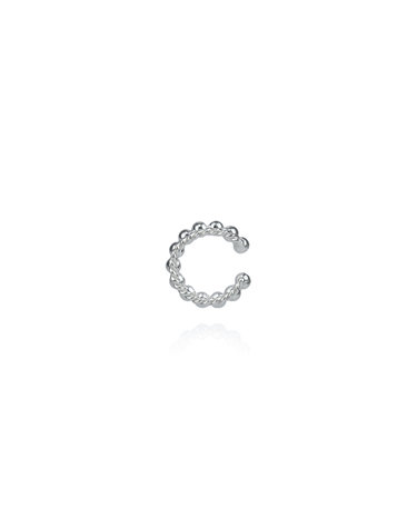 FLIPPED DROP AND TWIST CUFF EARRING - E1014