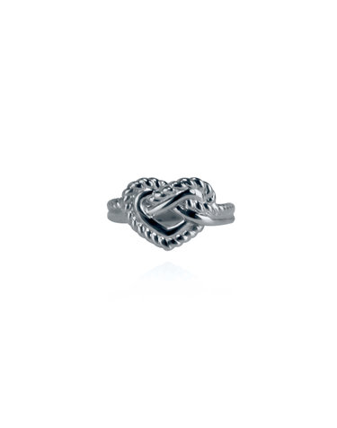 ABOUT TIME TWIST HEART RING - R1020
