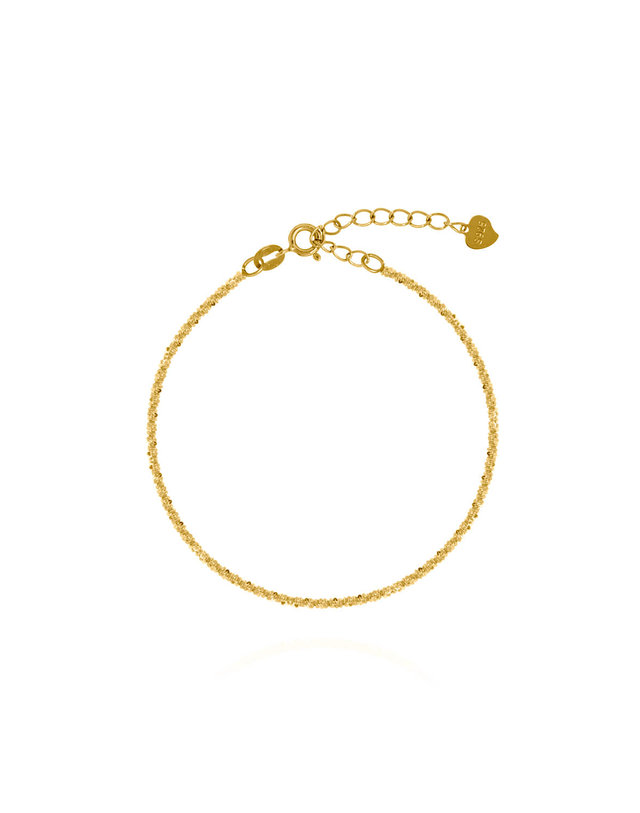 에니르 FLIPPED SPARKLE CHAIN BRACELET - B1007 착용컷