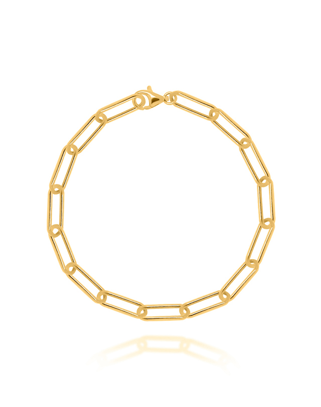 에니르 FLIPPED GAUGE CHAIN BRACELET - B1005 착용컷
