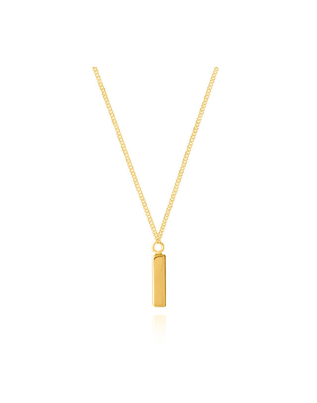에니르 [온리원오브 유정착용] ARABELLA CUBOID PENDANT NECKLACE - N1019 착용컷