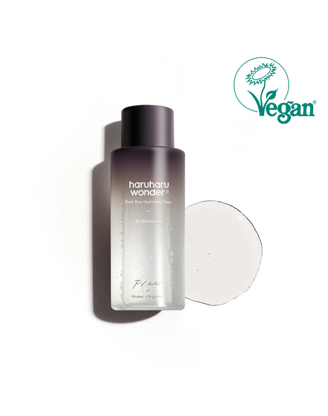 하루하루원더 [비건인증] [공식] 블랙라이스 히알루로닉 무향토너 150ml 착용컷