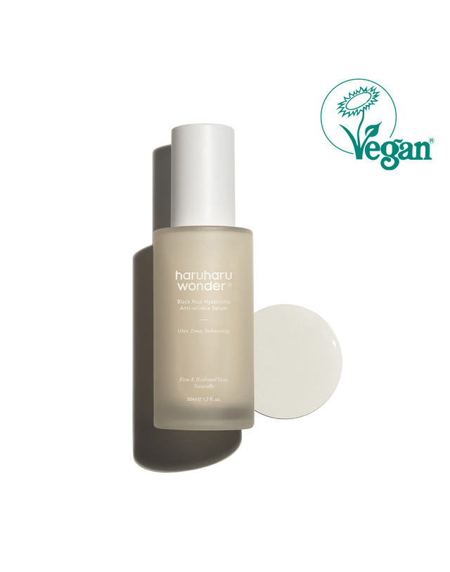 하루하루원더 [비건인증] [공식] 블랙라이스 히알루로닉 안티 링클 세럼 50ml 착용컷