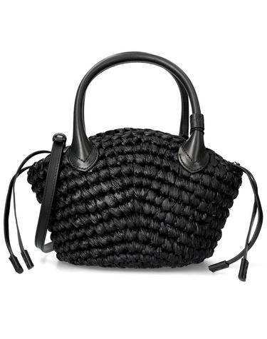 헬렌카민스키 라야 라피아 바스킷 숄더백 BAG52020 CHARCOALBLACK