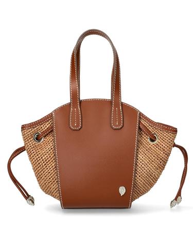 헬렌카민스키 피아트 라피아 토트백 BAG51737 CUOIO/NOUGAT