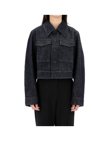 [명품] 25SS 르메르 더블 포켓 크롭 데님 자켓 OW1139 LD068 BL760
