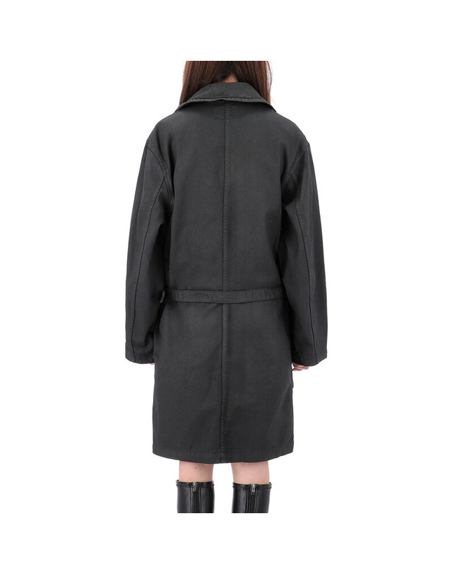 르메르 [명품] 25FW 르메르 스트레이트 벨티드 코트 CO1128 LD1059 BK996 진한 그레이 착용컷