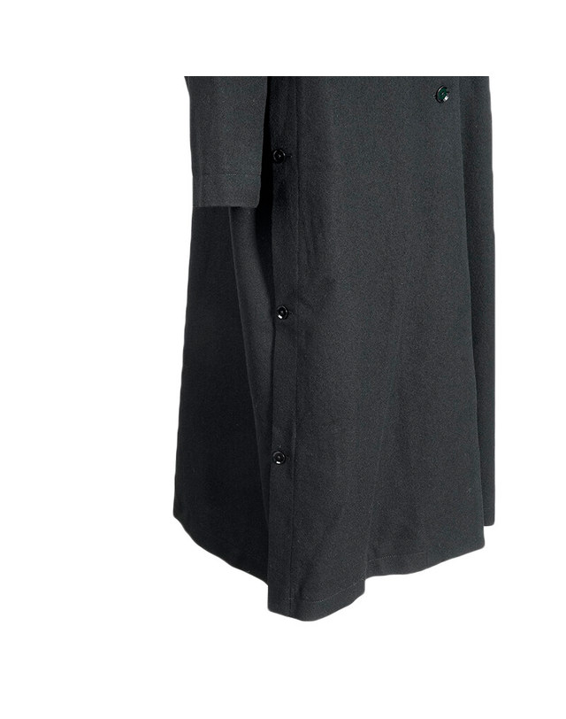 르메르 [중고명품] [중고] 55 FW 블랙 브레스트 싱글 롱 코트 W213CO272LF608999 BLACK 착용컷