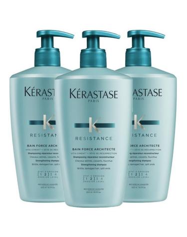 (해외) 케라스타즈 레지스턴스 방 포스 아키텍트 샴푸 500ml 3개