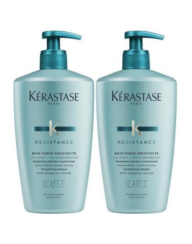 (해외) 케라스타즈 레지스턴스 방 포스 아키텍트 샴푸 500ml 2개