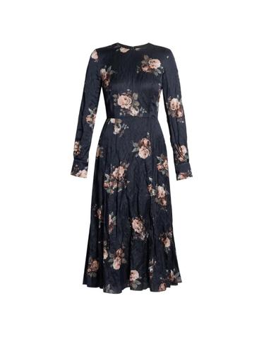 [해외직구] 26 FW 에르뎀 floral pattern textured dress AW26D4252901000 TP457409465