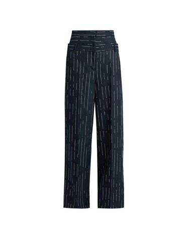 [해외직구] 26 FW 에르뎀 stripe pattern wide leg trousers PF26TR170324012 TP455559164