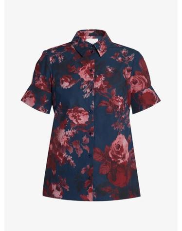 [해외직구] 26 FW 에르뎀 floral print cotton poplin shirt AW26T90152714001 TP458784657
