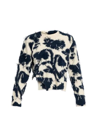[해외직구] 26 FW 에르뎀 textured floral knit sweater PF26KT6130159009 TP454907929