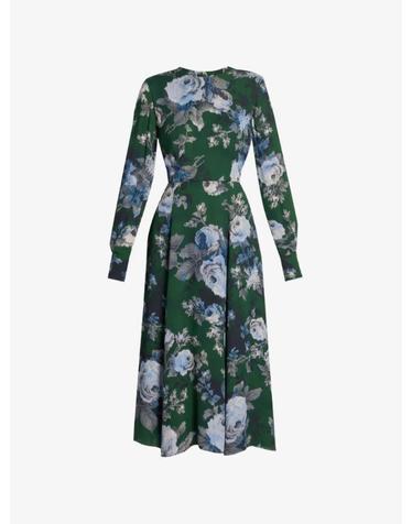[해외직구] 26 FW 에르뎀 floral print long sleeve dress AW26D4252633021 TP456766625