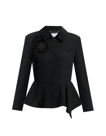 [해외직구] 26 FW 에르뎀 embroidered peplum jacket PF26J2570311000 TP455684488