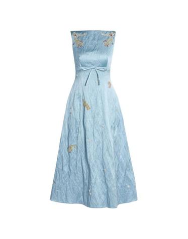 [해외직구] 26 FW 에르뎀 embroidered textured dress AW26D28450924013 TP459410682