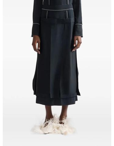 [해외직구] 26 FW 에르뎀 satin finish high waist midi skirt AW26S6650251000 TP459694046