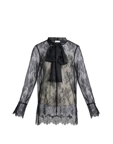 [해외직구] 26 FW 에르뎀 플로럴 레이스 푸시 보우 셔츠 AW26T8452821000 TP458892752