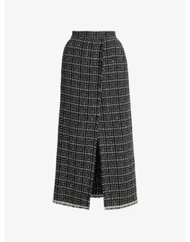에르뎀 [해외직구] 26 FW 에르뎀 tweed frayed edge skirt PF26S6170338022 TP454933425 착용컷