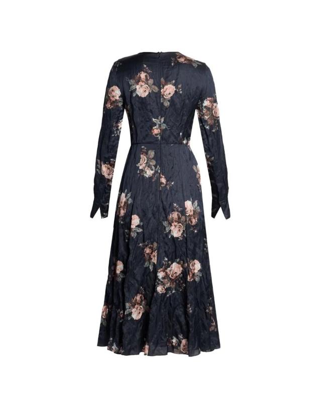 에르뎀 [해외직구] 26 FW 에르뎀 floral pattern textured dress AW26D4252901000 TP457409465 착용컷
