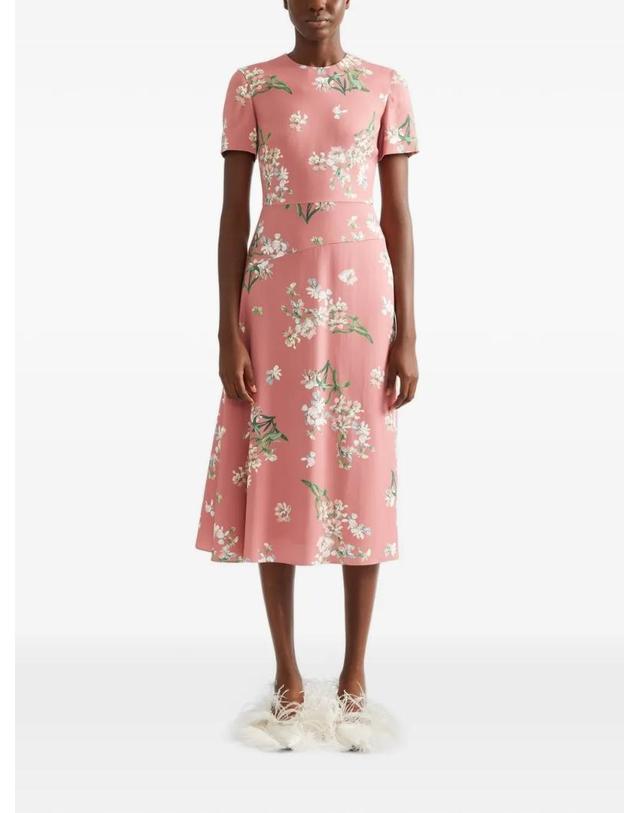 에르뎀 [해외직구] 26 FW 에르뎀 floral print midi dress PF26D19952355028 TP455068296 착용컷