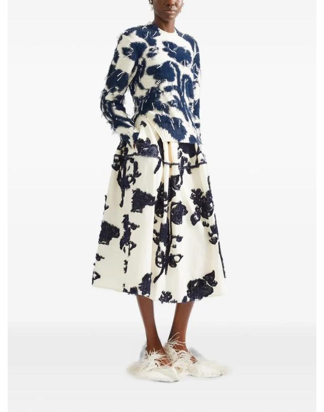 에르뎀 [해외직구] 26 FW 에르뎀 textured floral knit sweater PF26KT6130159009 TP454907929 착용컷